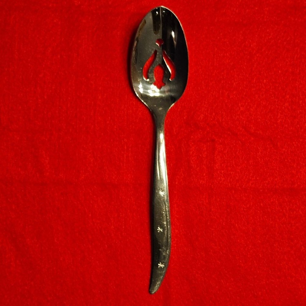 International Superior Stainless‎ Silverware - INS16 - 8" Slotted Serving Spoon
